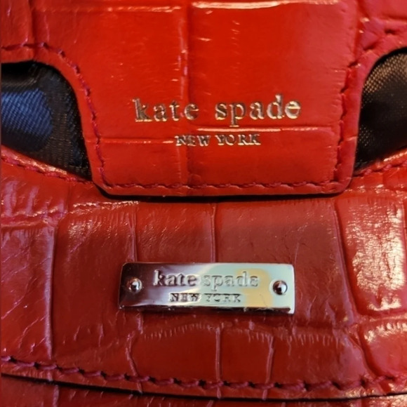 Kate Spade croc embossed leather bag - Picture 9 of 11